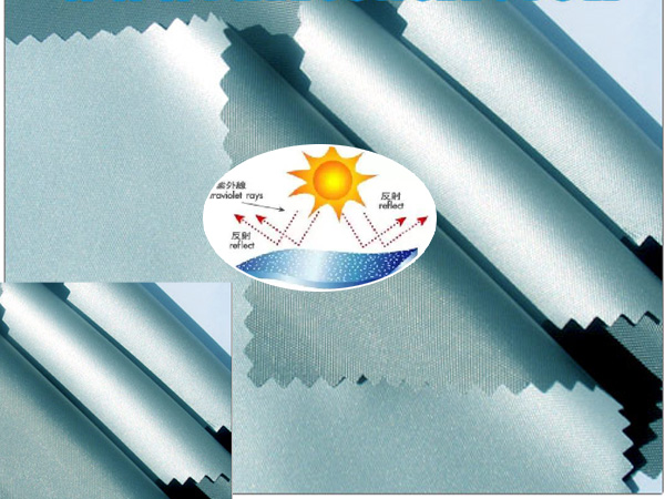 涤纶银光涂层防紫外线面料